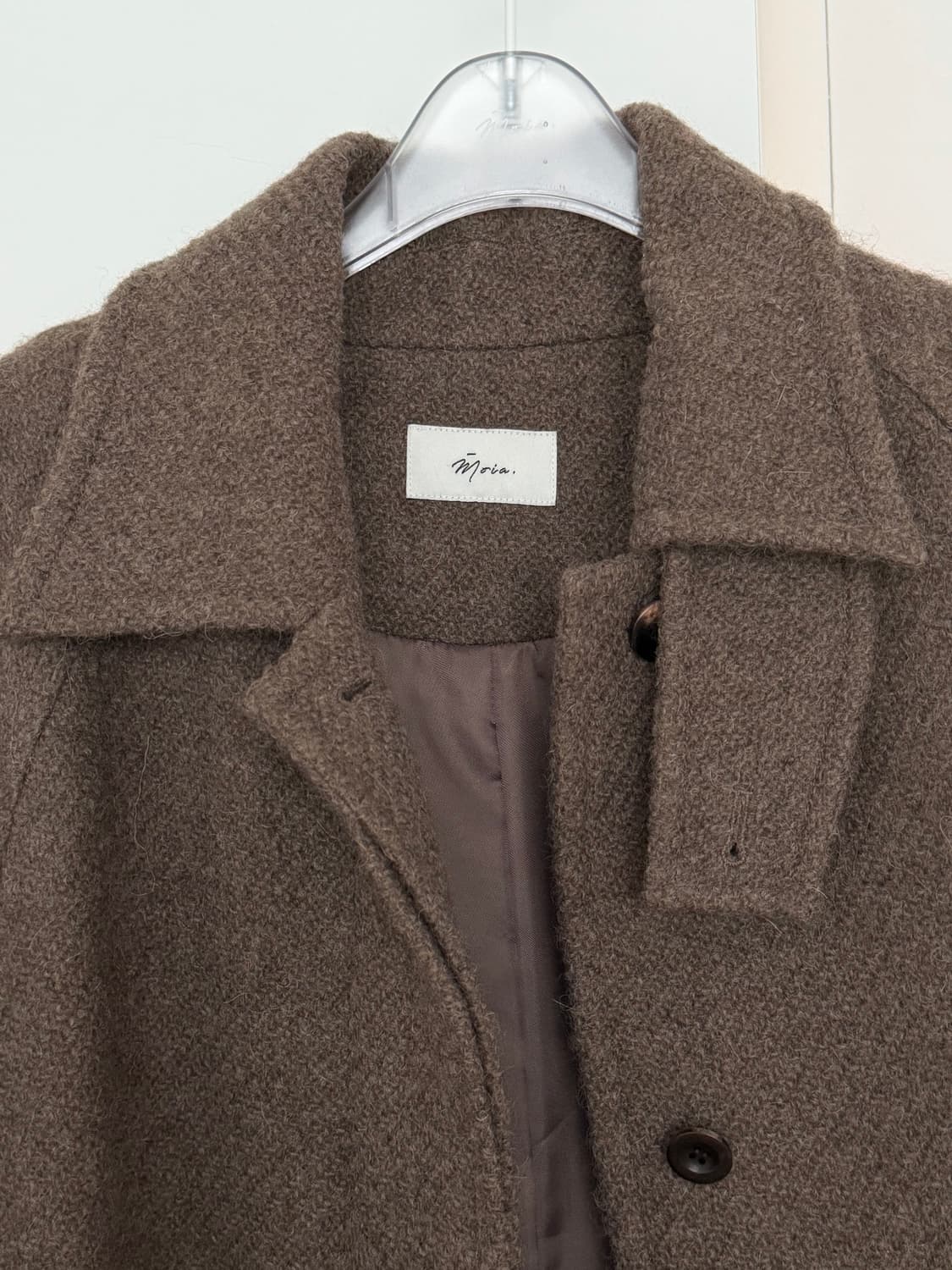 모이아 balmacaan coat(taupe) 상품이미지7