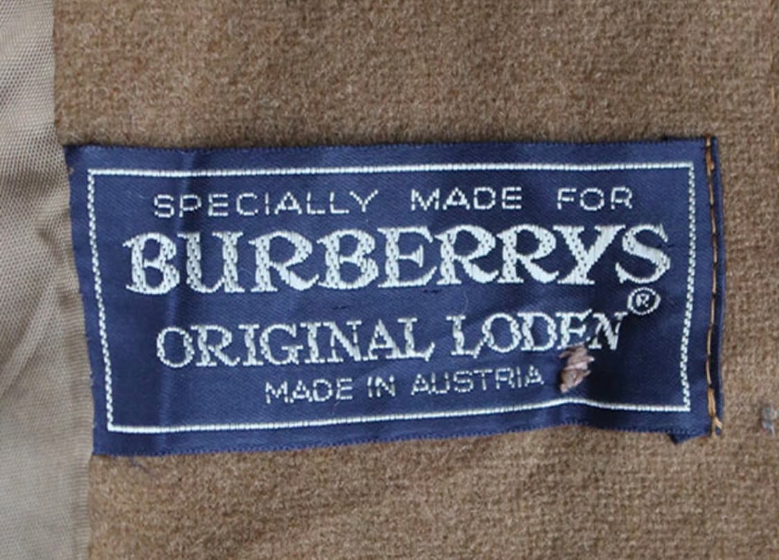 빈티지 버버리 로덴 울 슈팅 코트  상품이미지4
