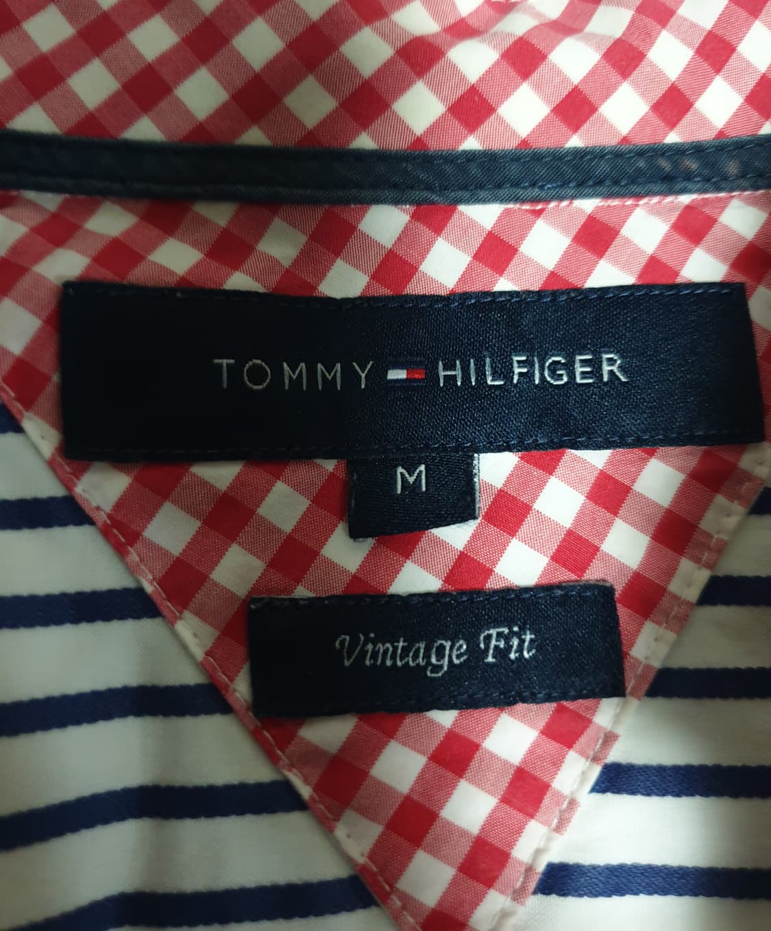 타미힐피거 스몰로고 스트라이프 셔츠 (M) 상품이미지2