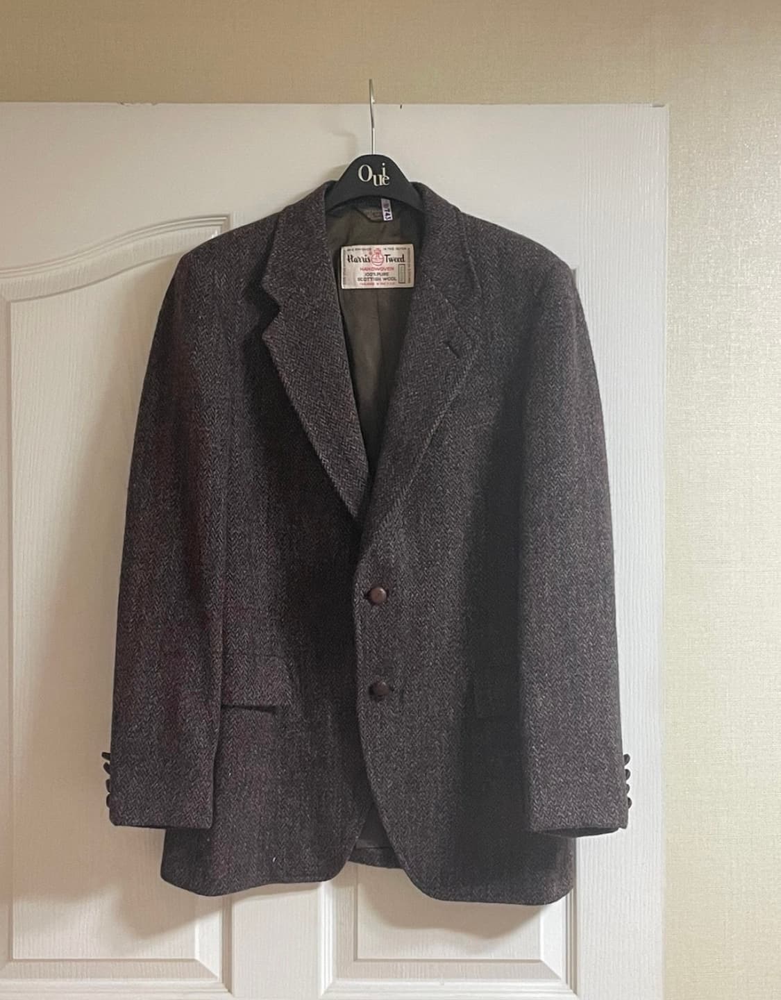 빈티지 해리스 트위드 오버사이즈 자켓 상품이미지1