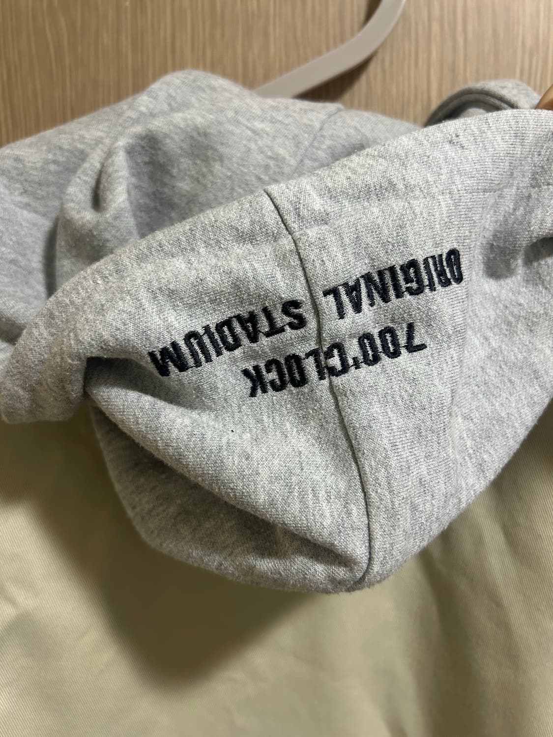 아이보리 후드 야상 자켓 상품이미지3