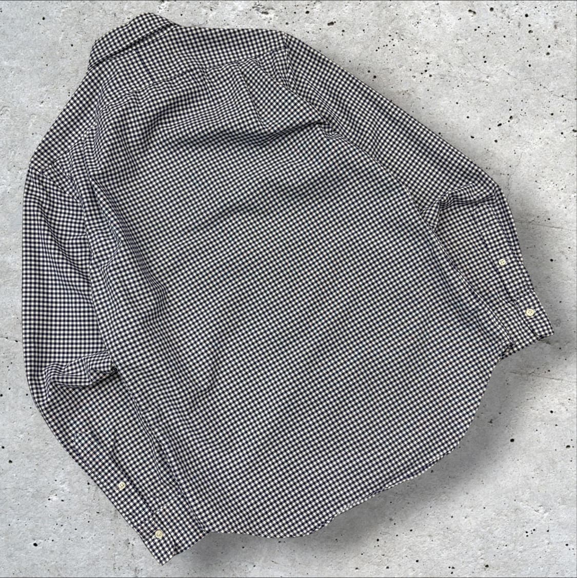 [S] 폴로 랄프로렌 깅엄체크 네이비 셔츠 D773 상품이미지2