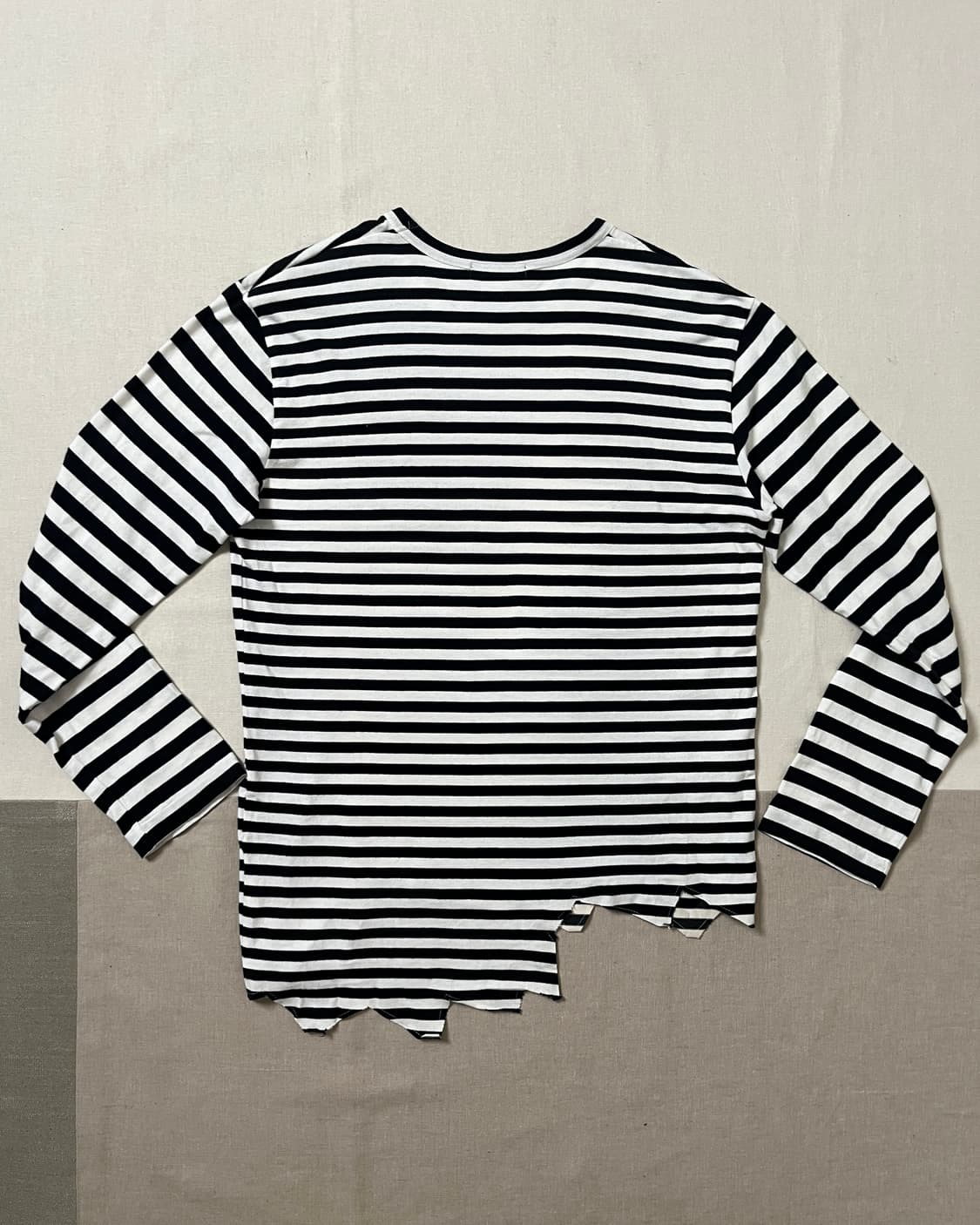 꼼데가르송 옴므플러스 컷오프 보더티 homme plus 보더티 상품이미지2