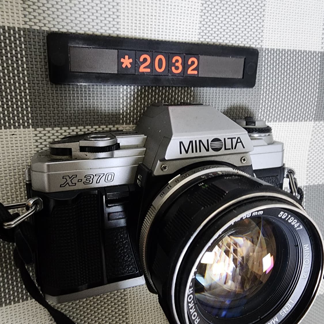 미놀타 X-370 필름카메라 1.4 단렌즈 실버바디 상품이미지2