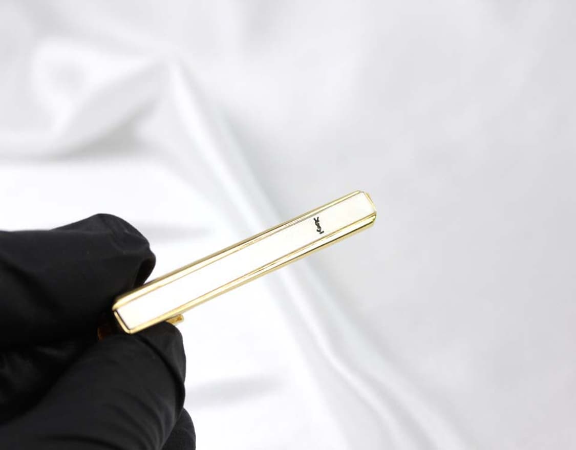 입생로랑 A등급 5.2cm 남자 명품 넥타이핀 빈티지 상품이미지5