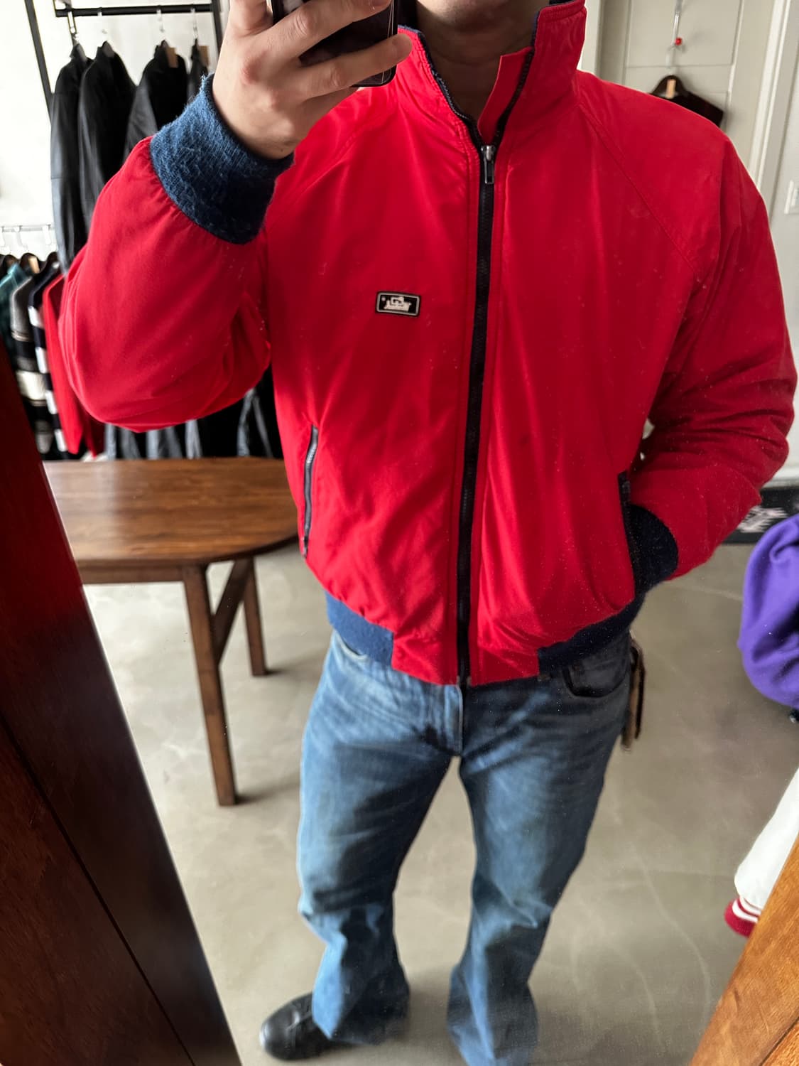 Woolrich 울리치 USA red fleece jacket  상품이미지6