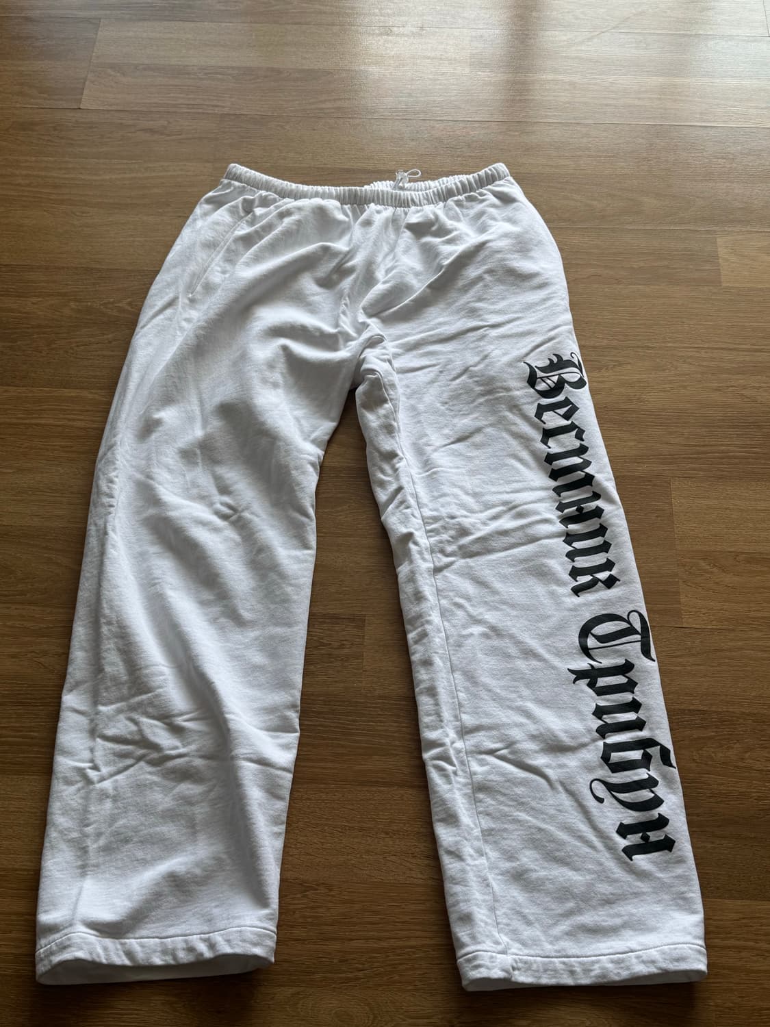 이지 x 고샤 루브친스키 트리뷴 헤럴드 SP-01 팬츠 화이트 상품이미지2