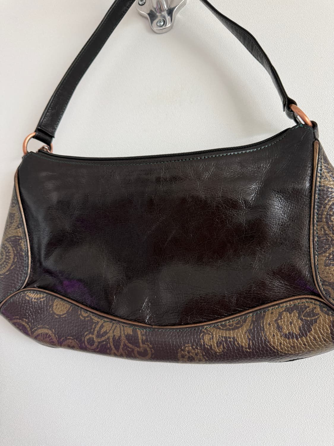 Pre owned 레더 숄더백 상품이미지3