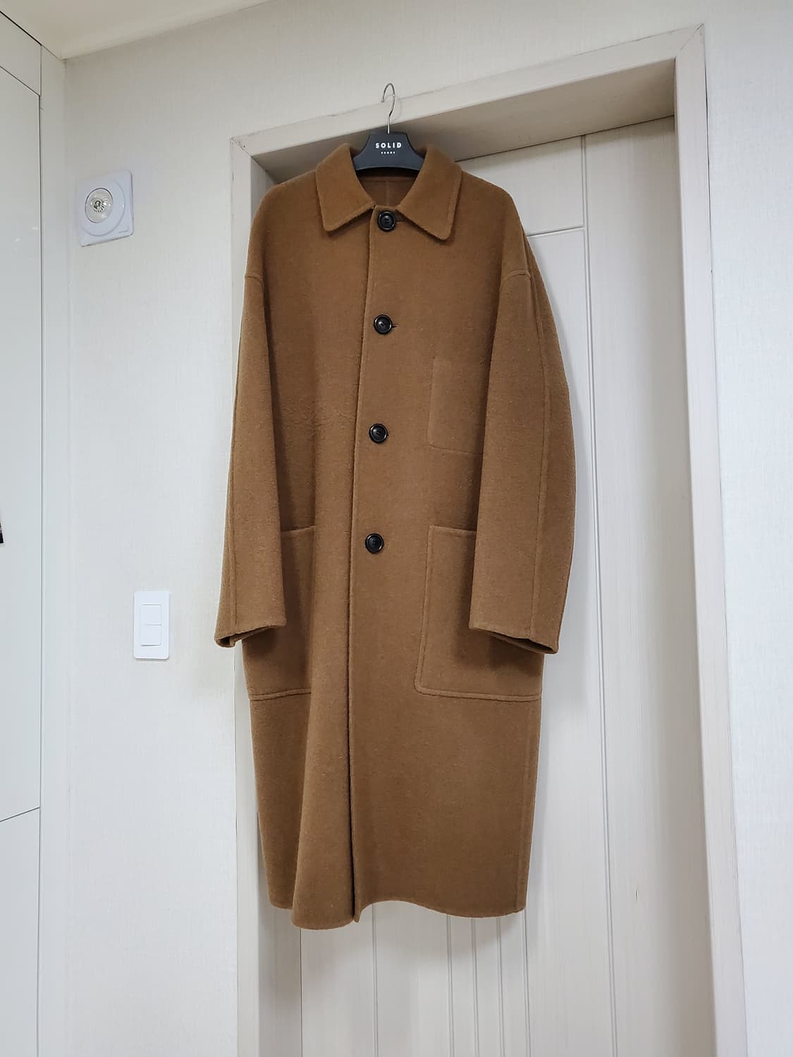 아미 AMI  더블 페이스 카코트 카멜 상품이미지4