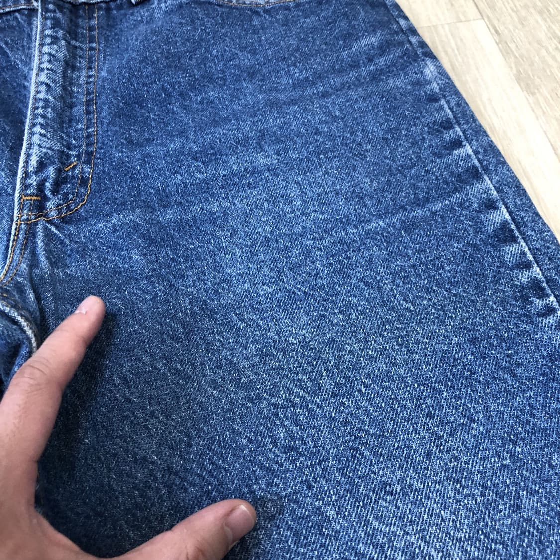 (32) 90's 리바이스 Levi's 517 미국 오렌지탭 부츠컷 데님 상품이미지4
