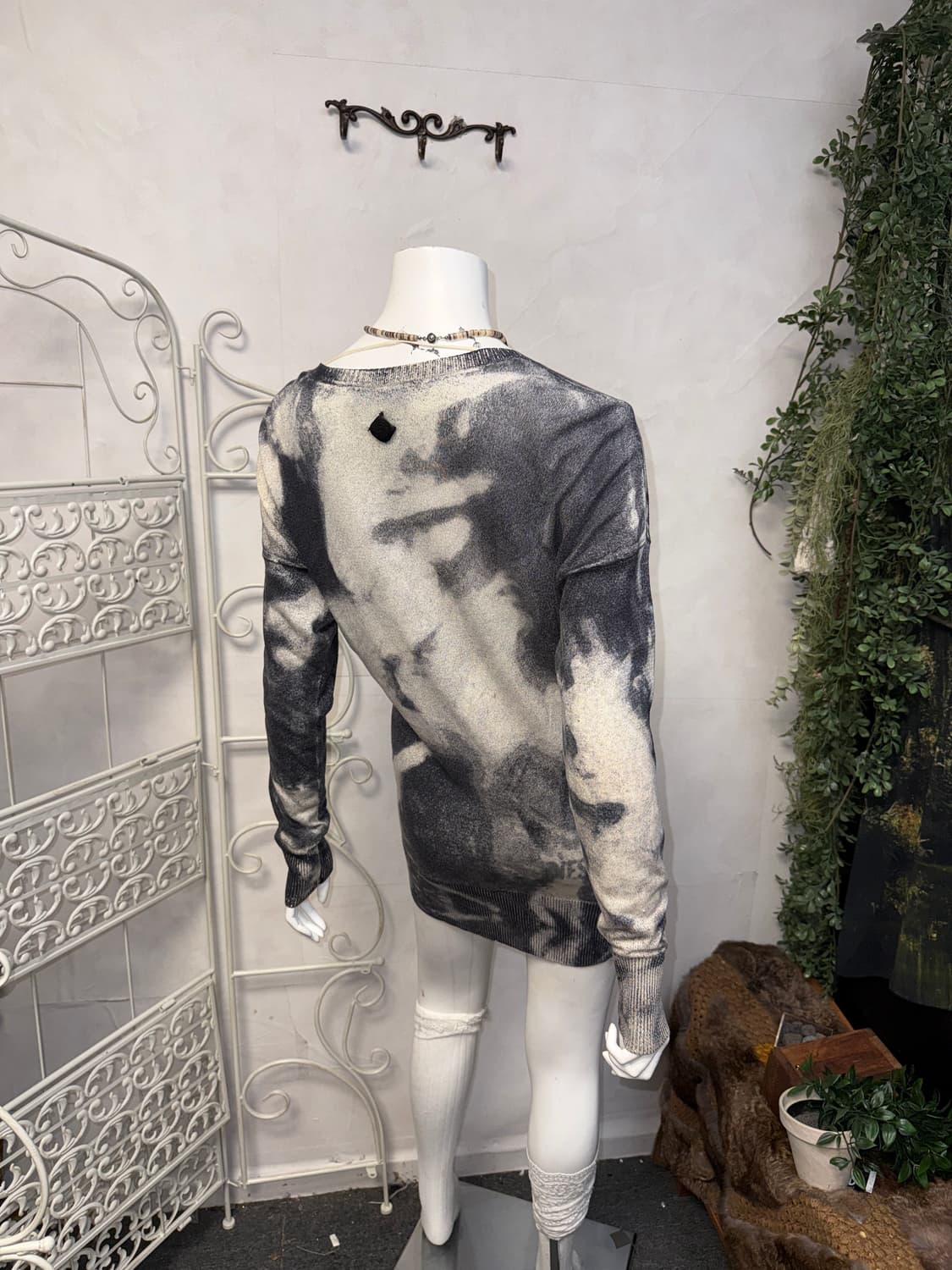 DIESEL black tie dye loose cardigan  상품이미지10