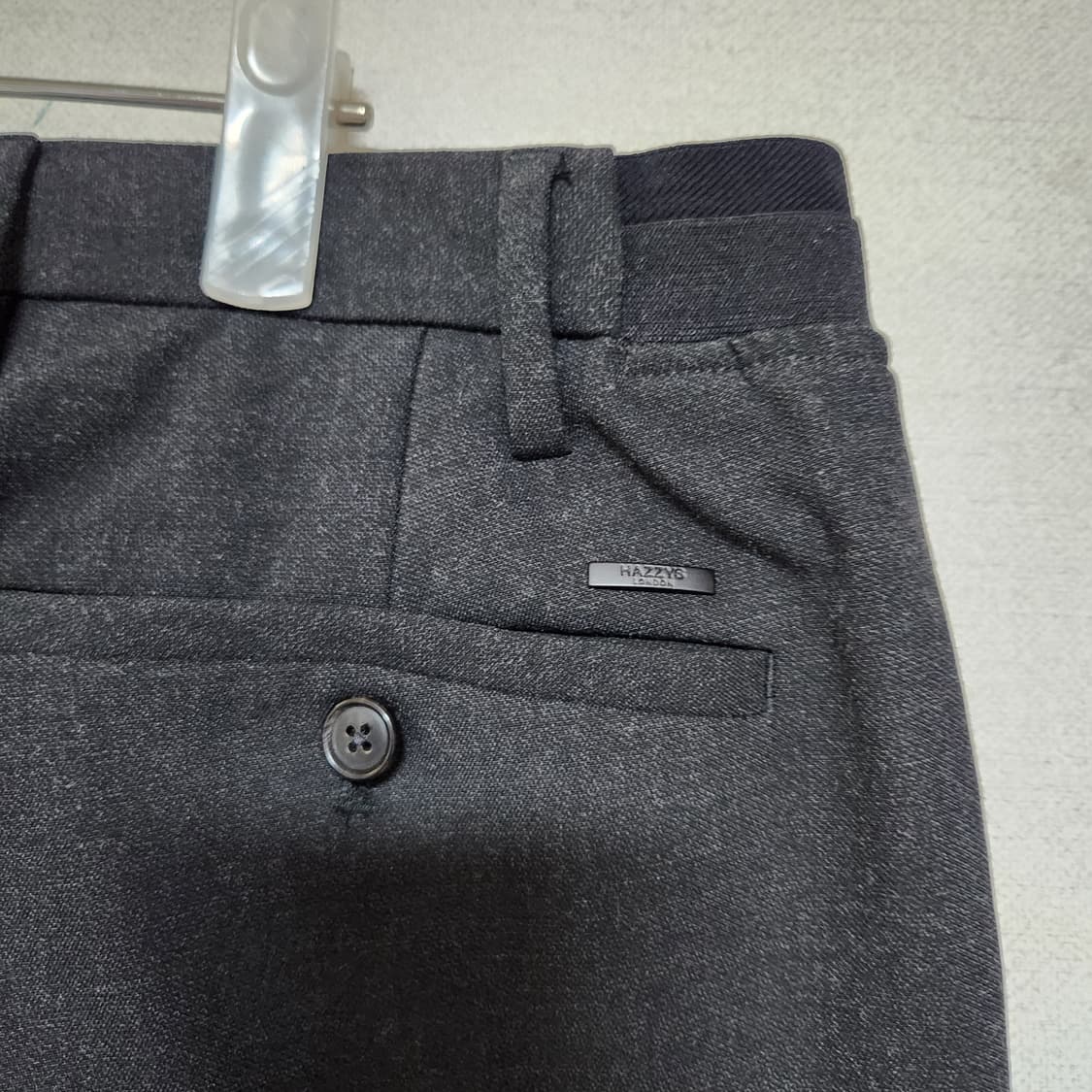 헤지스 세미 정장 바지 남34 춘추용 상품이미지3