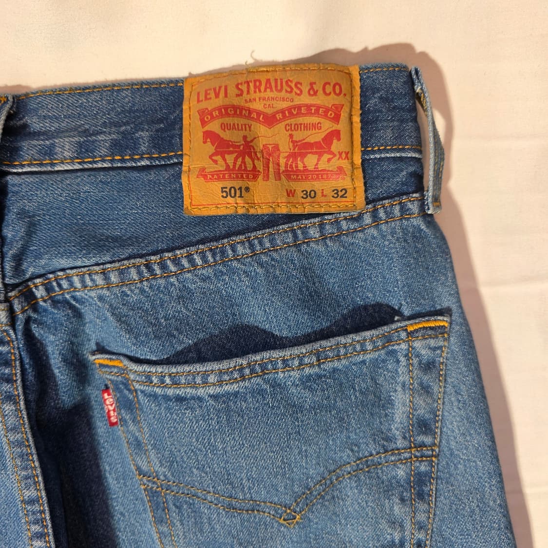 [W30L32]리바이스 LEVIS 501 데님 팬츠 상품이미지6