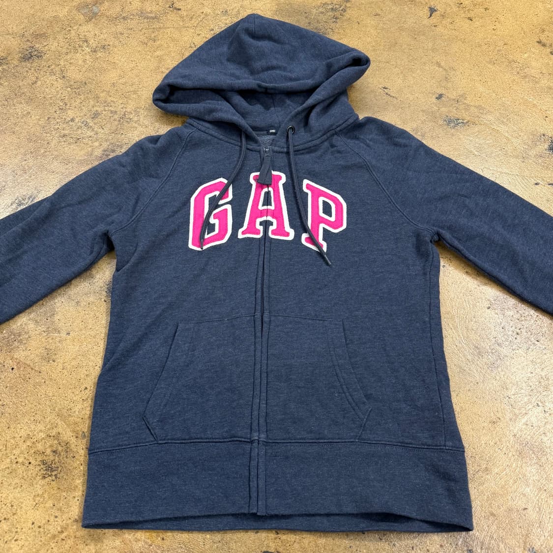 갭 네이비 핑크 후드집업 상품이미지3