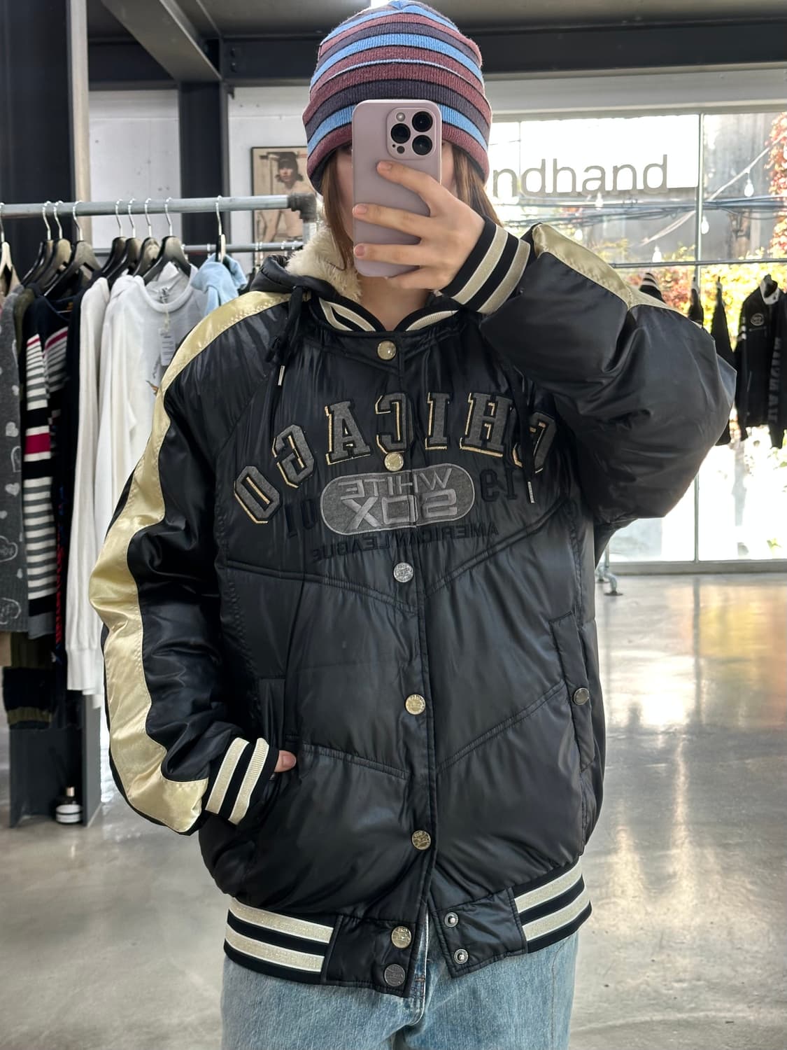 MLB 시카고 화이트삭스 퍼후드 스타디움 자켓 상품이미지2