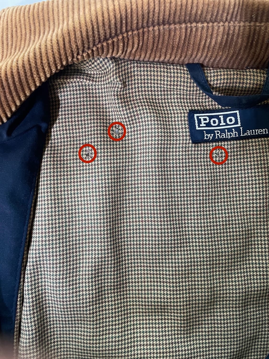 폴로 랄프로렌 네이비 퀼팅 코트 자켓 상품이미지4