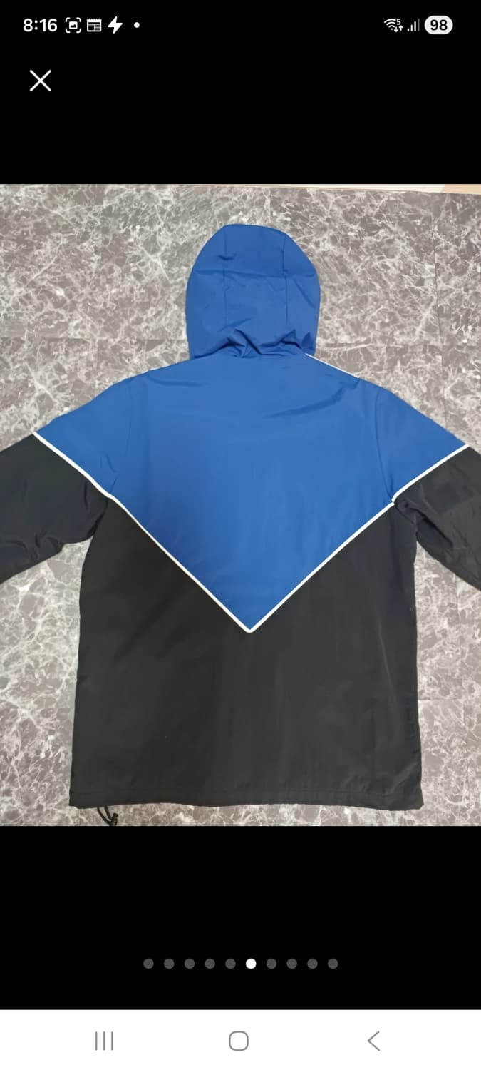 플루크(FLUKE) 배색 후드 바람막이 자켓 L  상품이미지6