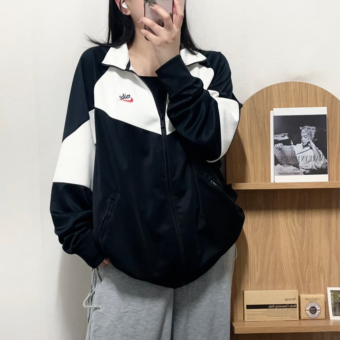 [정품] 나이키 블랙 화이트 패치로고 오레오 져지 [ XL ] 상품이미지1