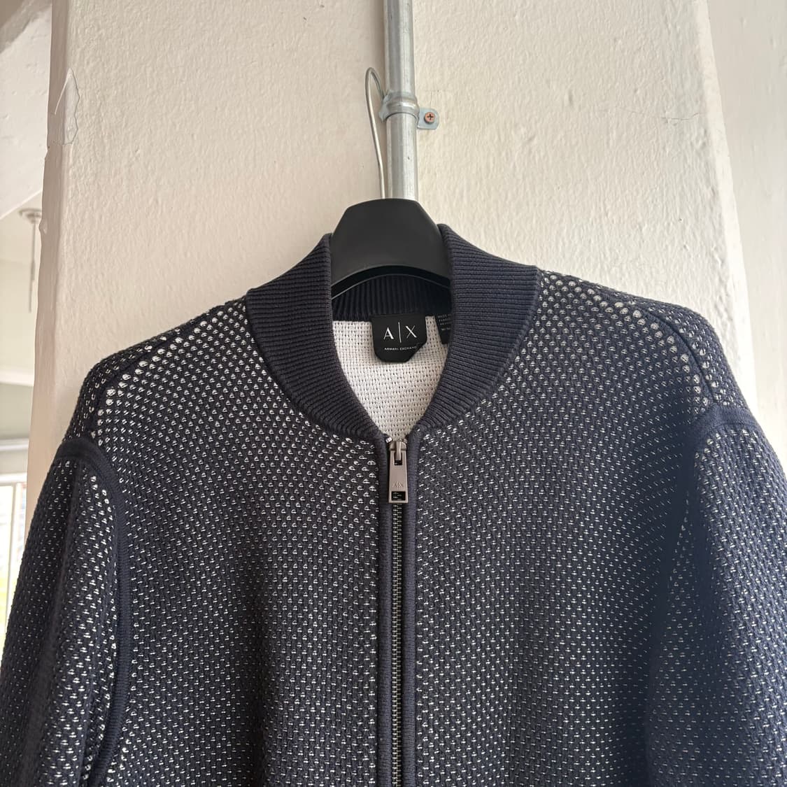 알마니 익스체인지 펀칭 니트 카디건 상품이미지5