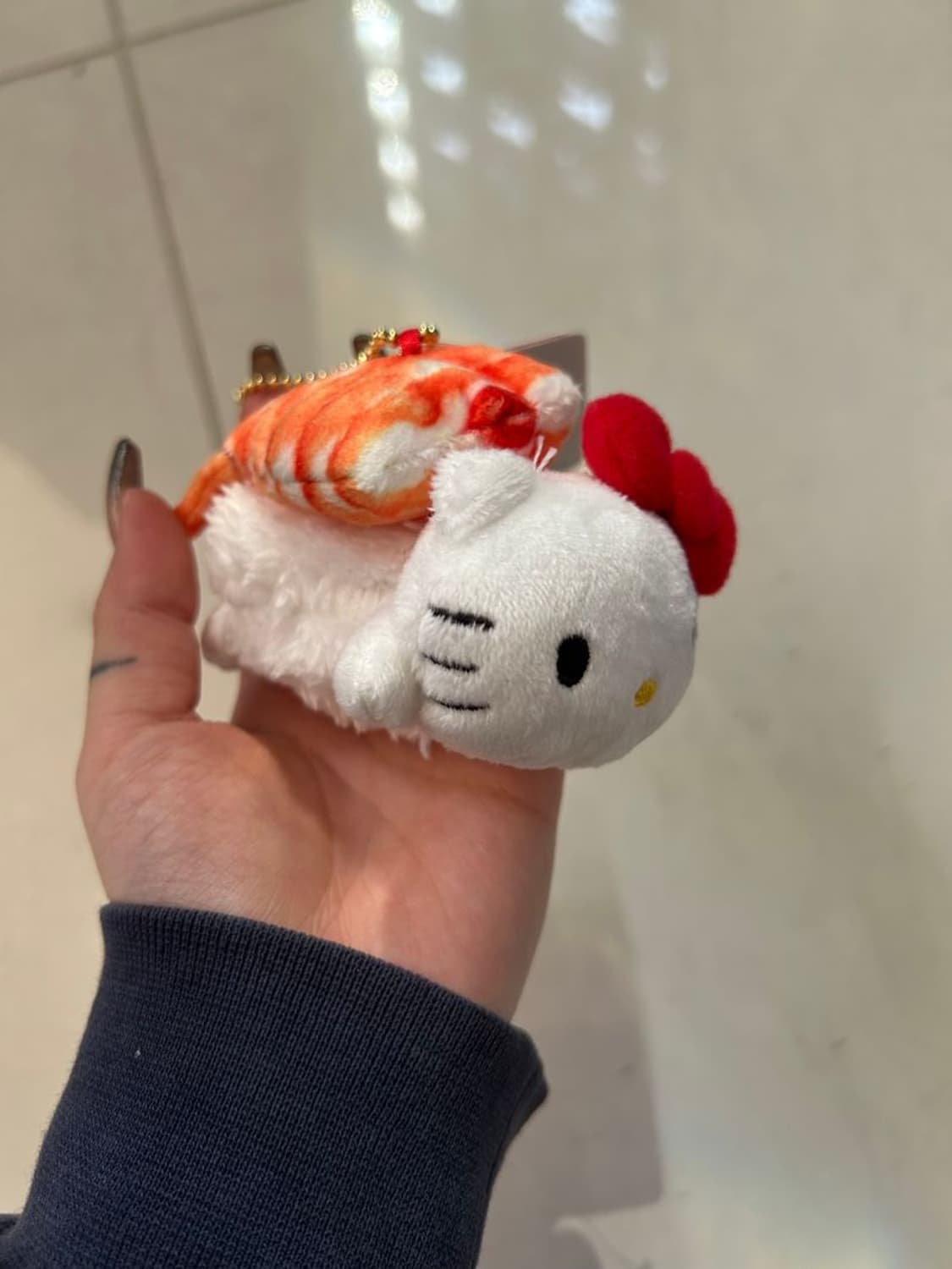 HELLO KITTY SUSHI EBI 헬로 키티 스시 에비 키링 상품이미지1