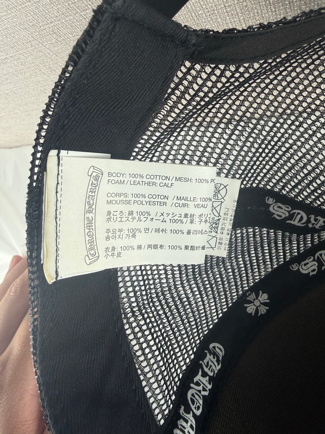 크롬하츠 롤링스톤즈 매쉬캡 상품이미지5