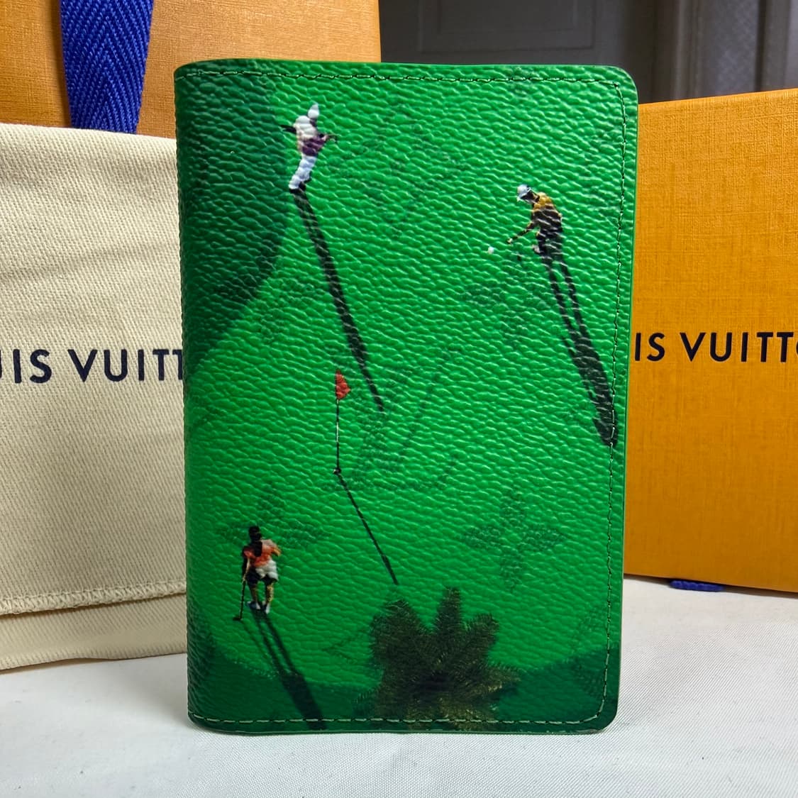 [신형각인] 루이비통 모노그램 스포츠 포켓 오거나이저 카드지갑 골프 그린 상품이미지2