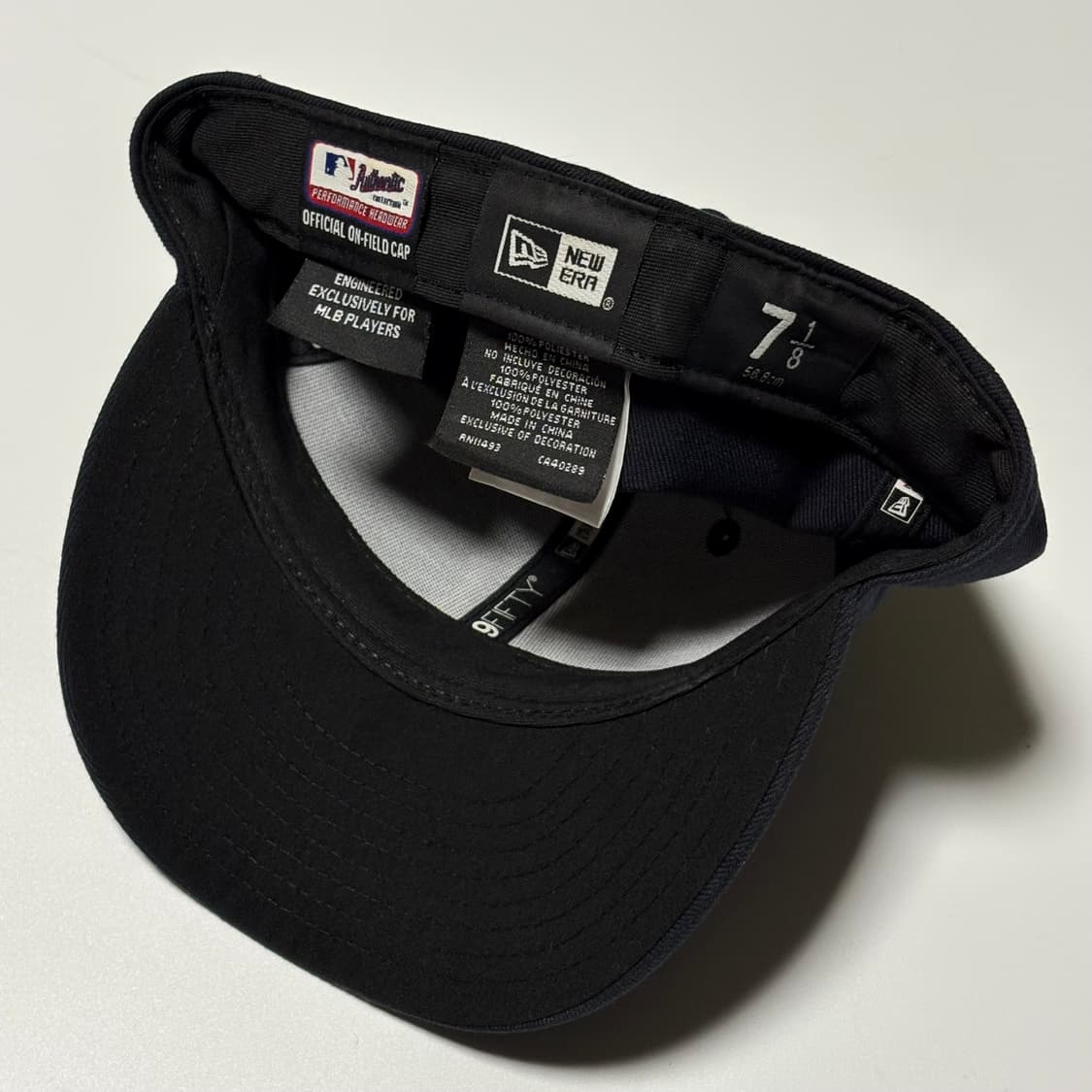 MLB 어센틱 뉴욕 양키스 피티드캡 게임 네이비 718(56.8cm) 상품이미지3