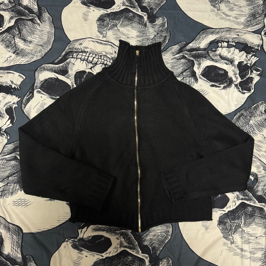 마땡킴 크롭니트집업 S사이즈 상품이미지2