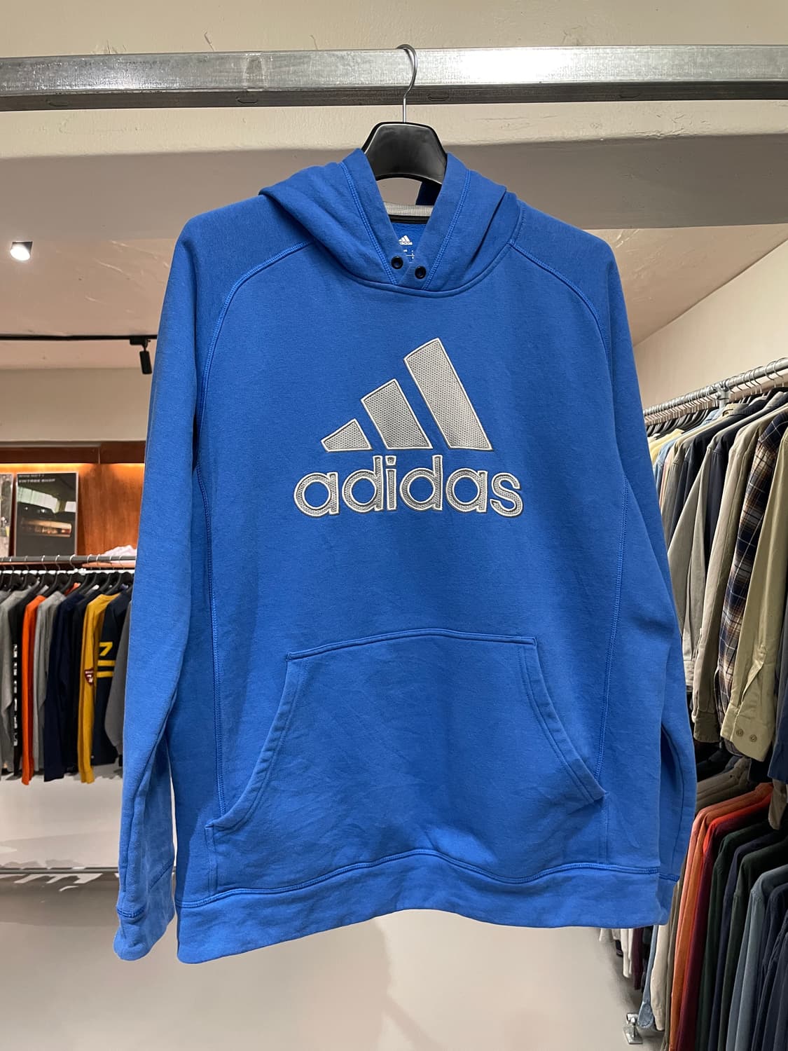 00s 아디다스 빅로고 후드티셔츠 상품이미지3