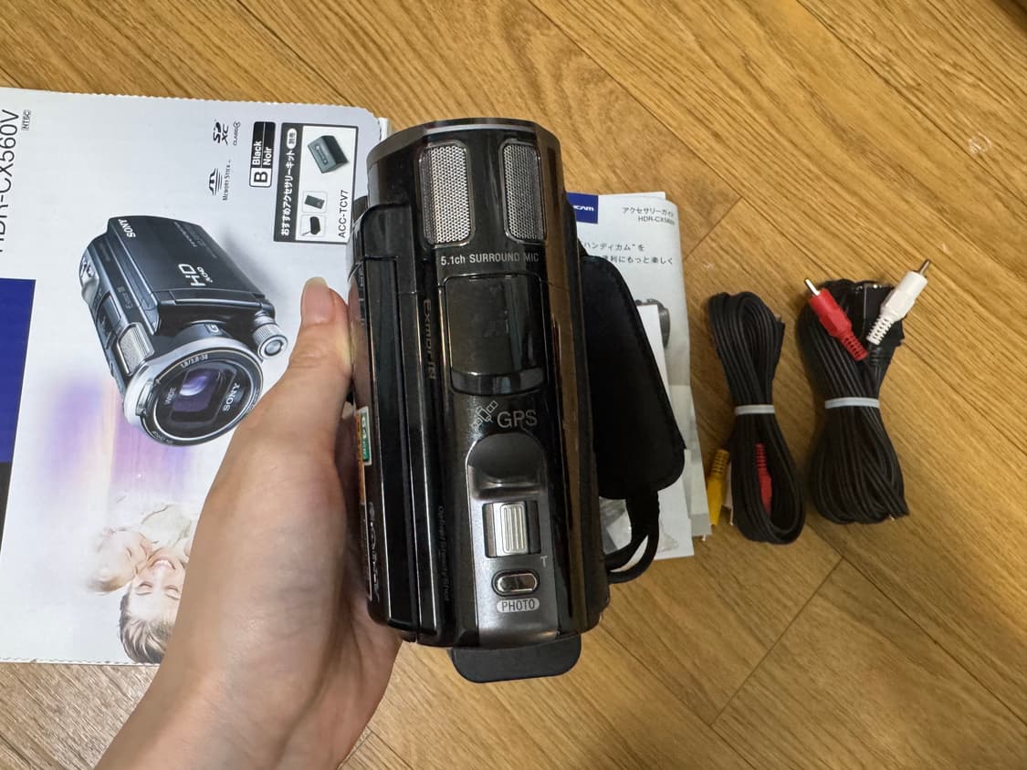 소니 HDR-CX560V 캠코더 풀박스 상품이미지5
