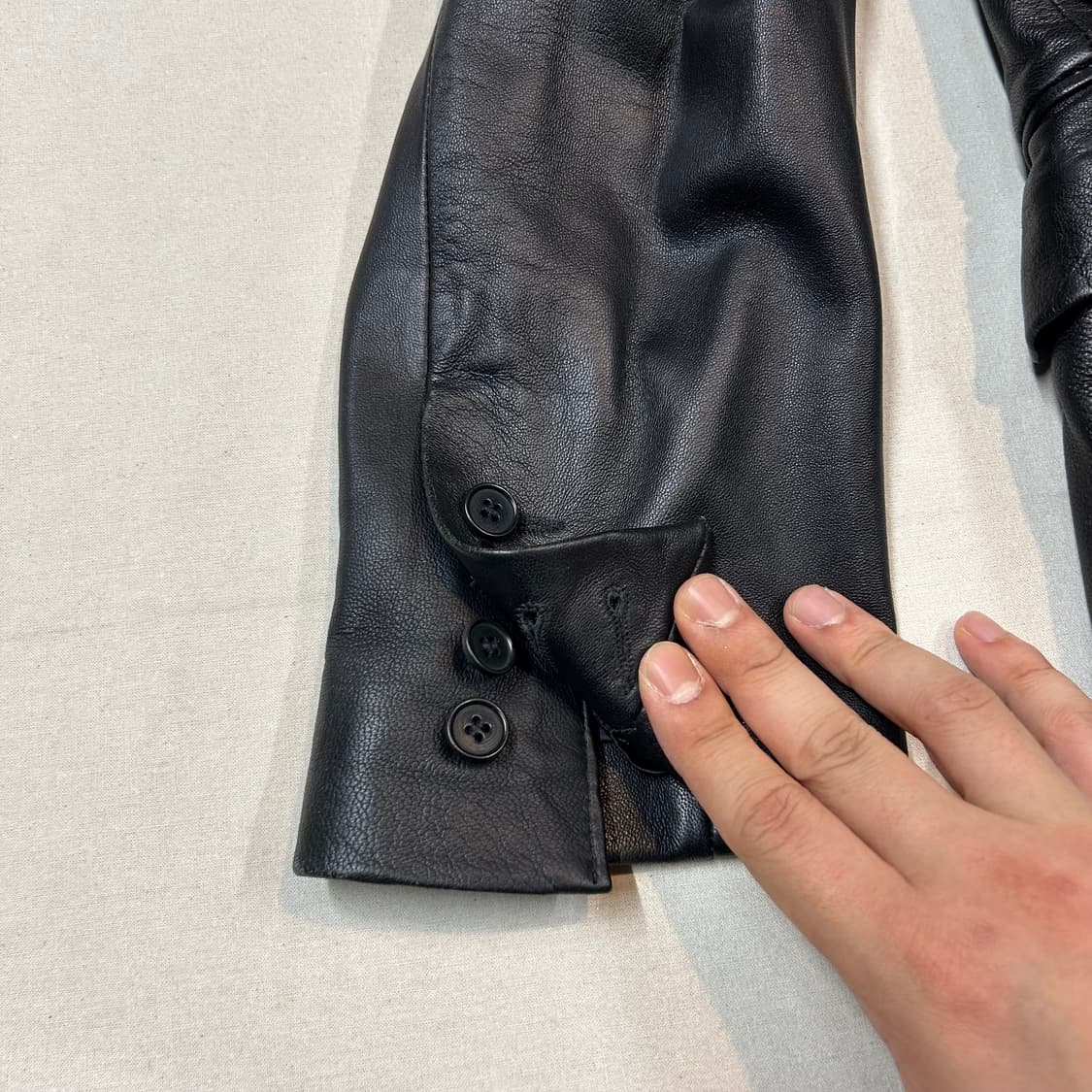 L) 폴스미스 런던 양가죽 리얼 레더 블레이저 자켓 상품이미지3