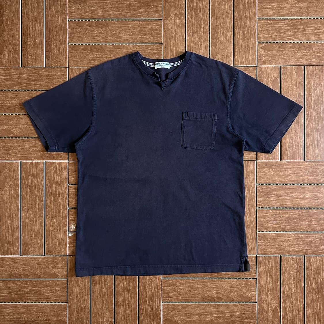 Madison Walker pocket cotton 1/2 tee 상품이미지1
