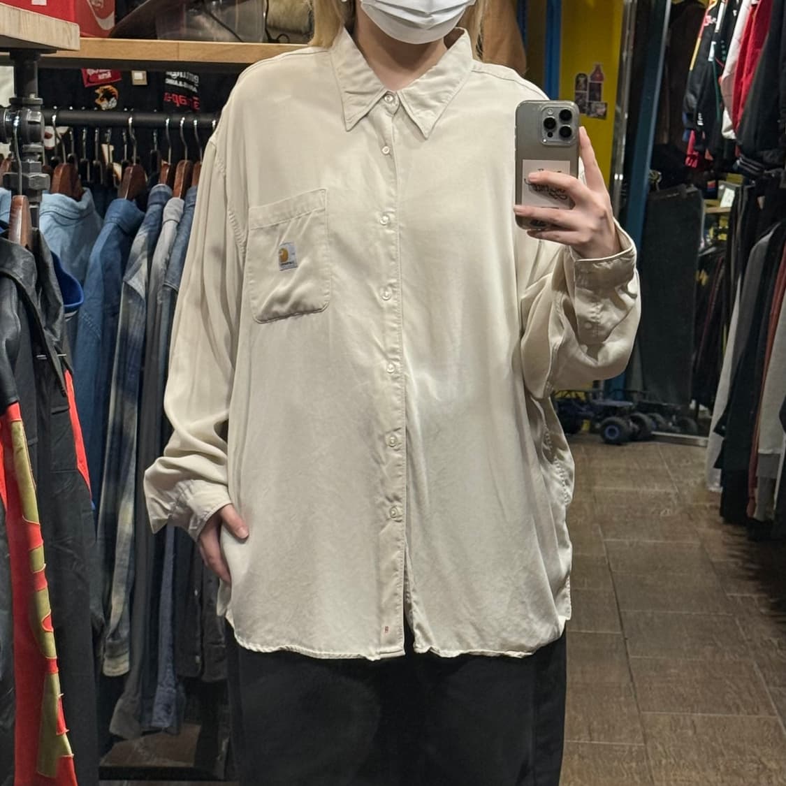 [HI] 칼하트 긴팔셔츠 베이지  상품이미지1