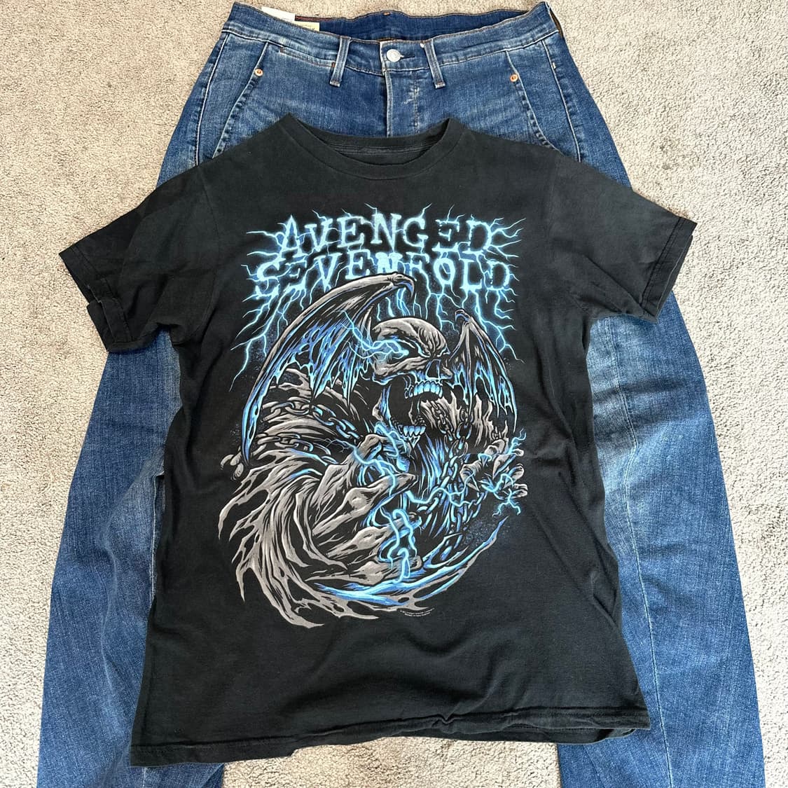 Avenged Sevenfold 어벤지드 세븐폴드 그래픽 밴드티M 상품이미지1