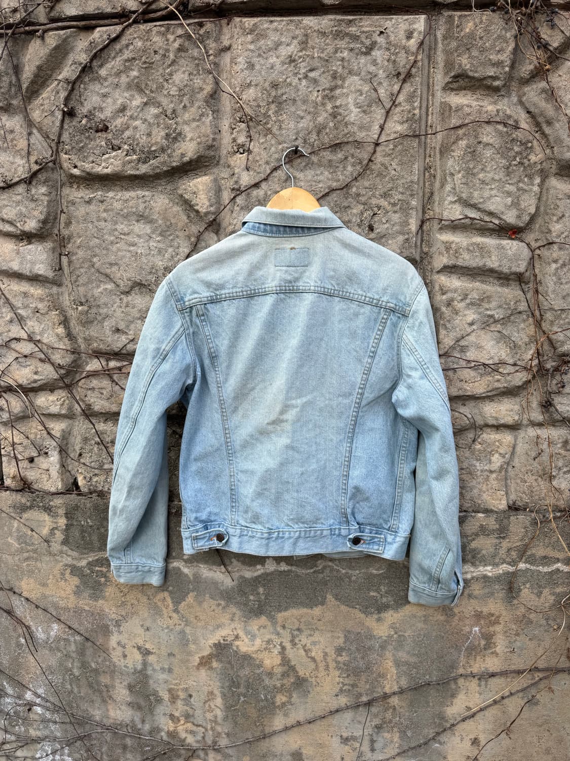 80s 리바이스 빈티지 3rd 워싱 데님 트러커 자켓 m 상품이미지2