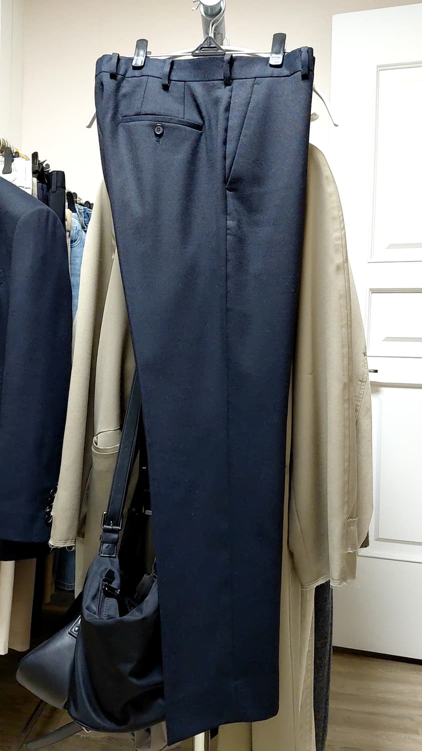 지오지아 다크 네이비 정장 셋업 (윈터 솔리드 수트) 상품이미지2