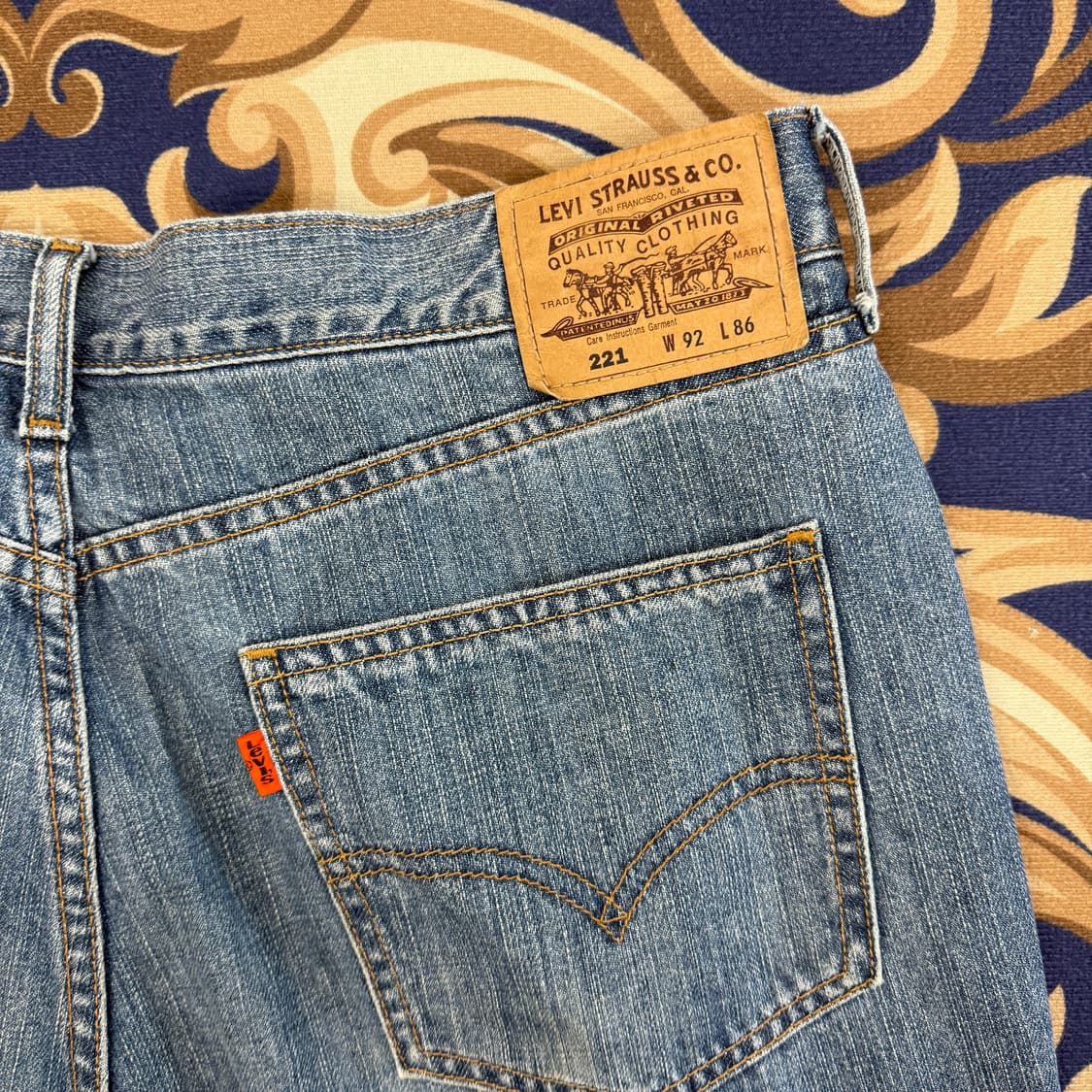 (36)리바이스 Levis OT221 오렌지탭 데님팬츠 상품이미지2