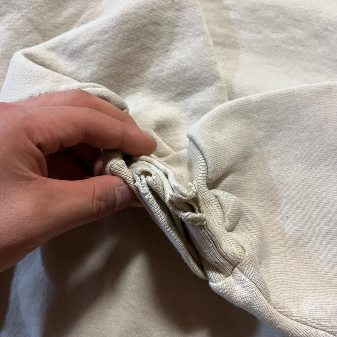 [XXL] 90s 빈티지 러셀 후드 베이지 상품이미지4