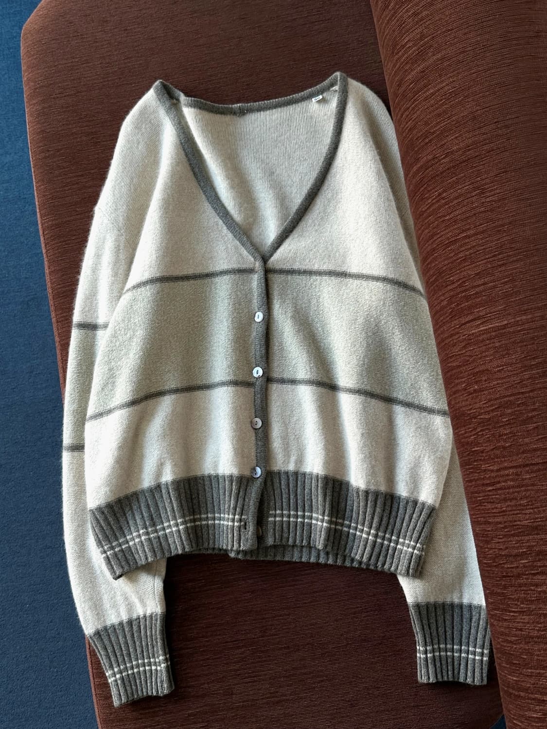 Angora Lambswool blend knit cardigan 상품이미지4