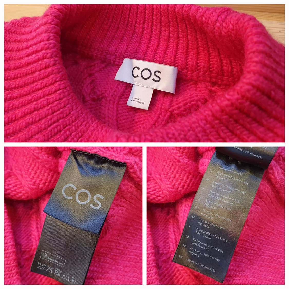 66.COS 반터틀 크롭니트 상품이미지6