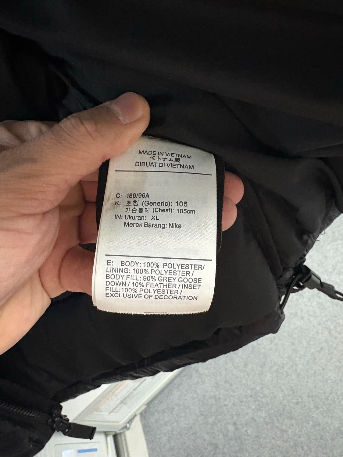 나이키 녹타 패딩 블랙 상품이미지7