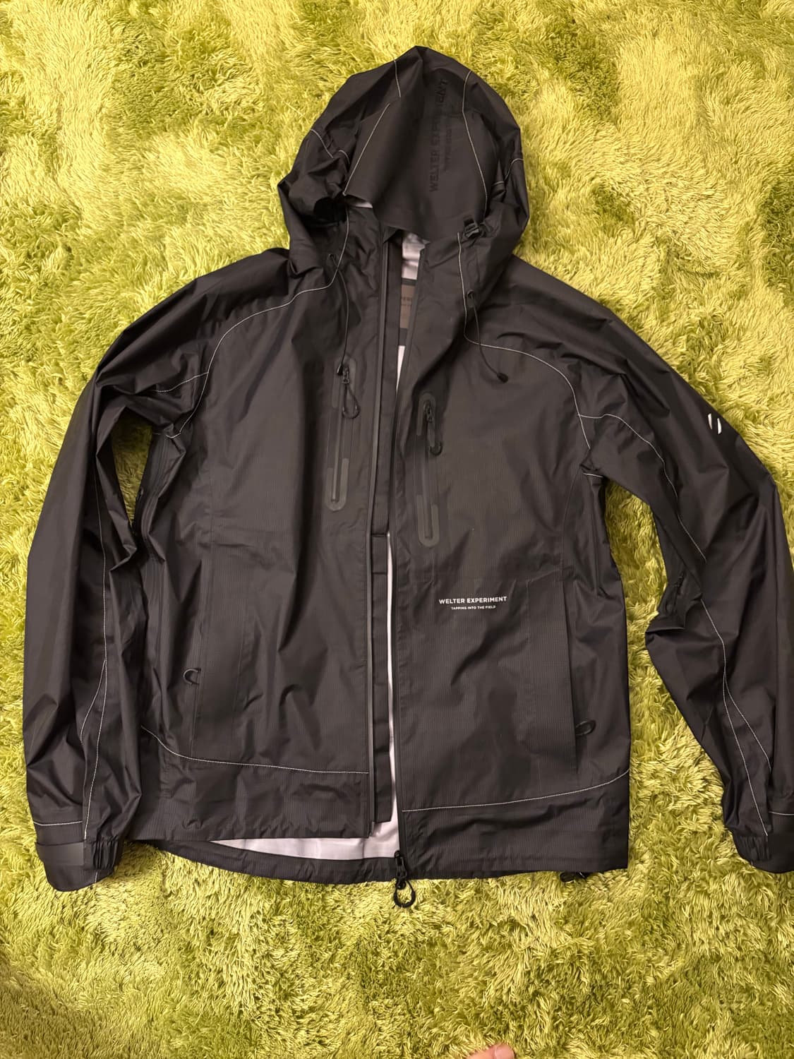 웰터익스페리먼트 3layer 리플렉티브 스티치 바막 / 3size 블랙 상품이미지2