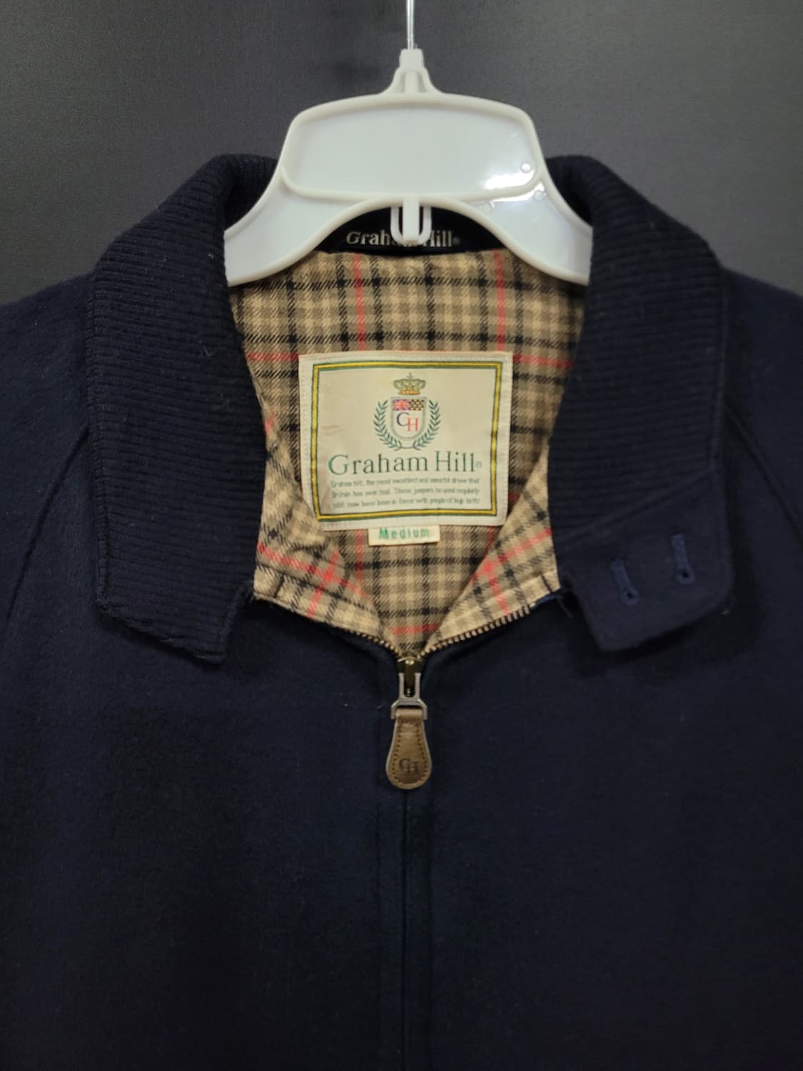 Graham Hill 울 블루종 자켓 상품이미지2