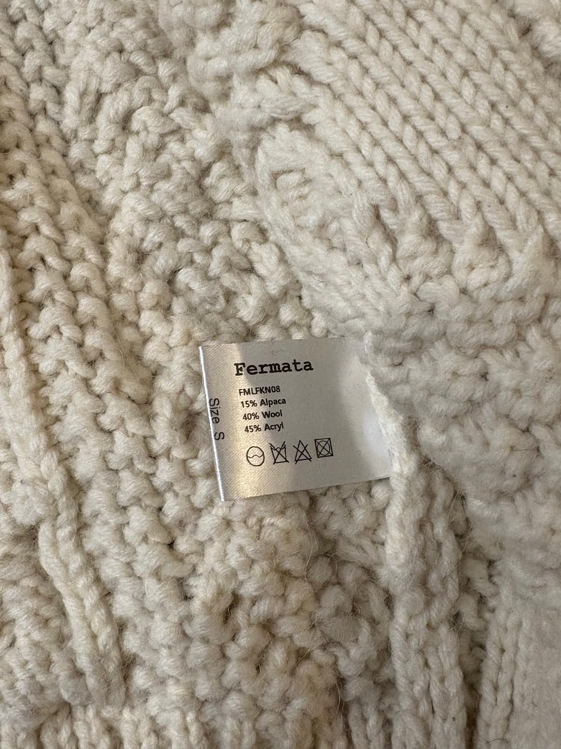 페르마타 가디건 s 상품이미지3