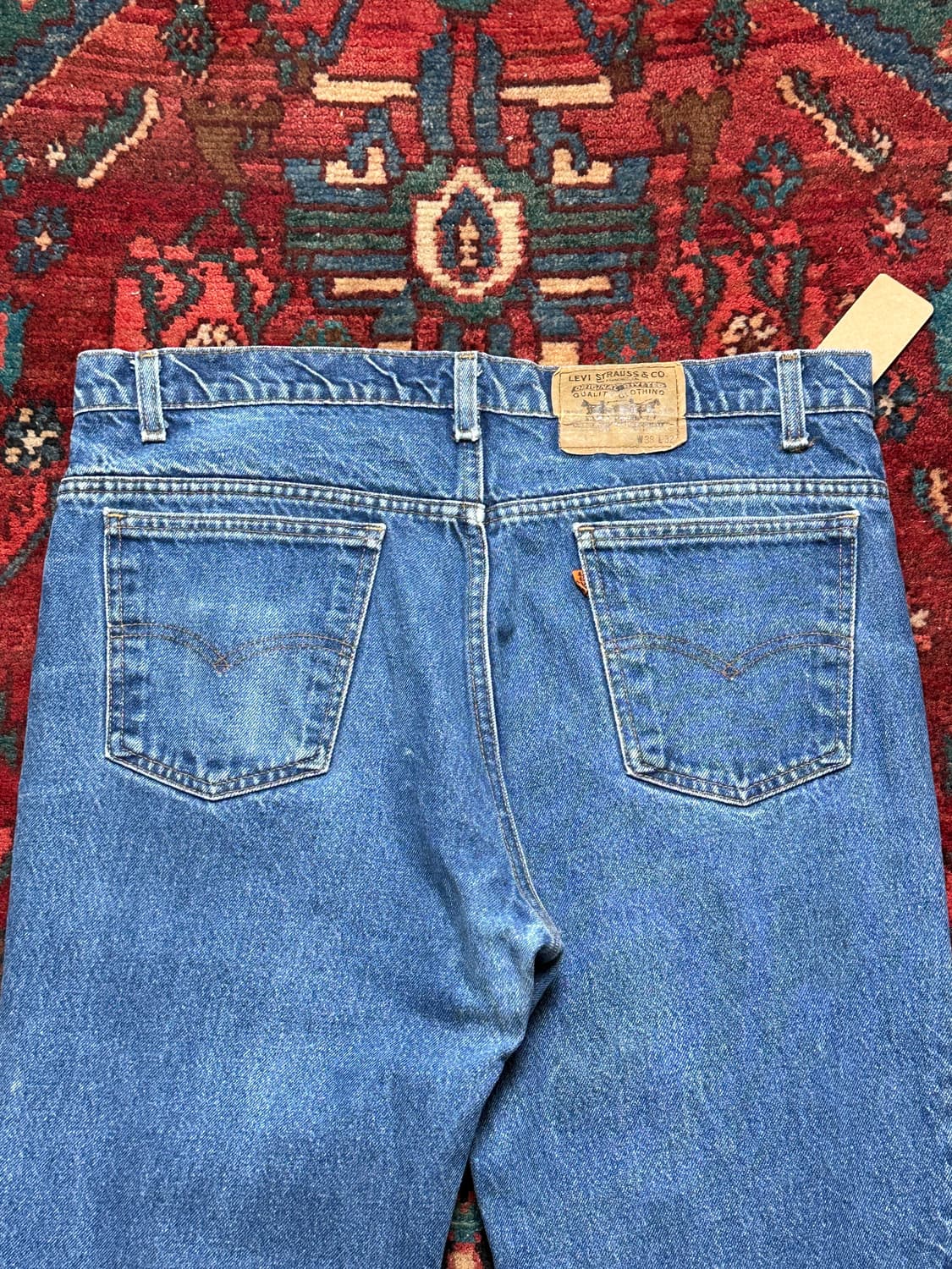 80's USA Made 리바이스 517 오렌지탭 부츠컷 플레어진 상품이미지6