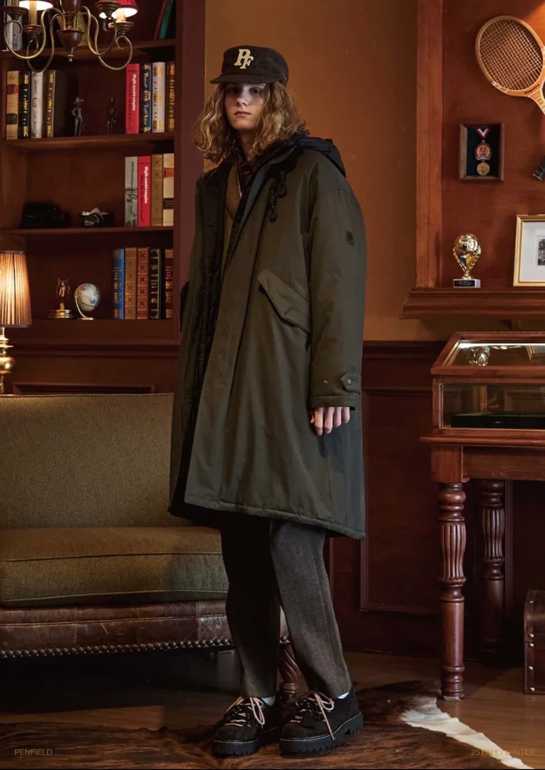 더플 리버시블 파카 올리브 상품이미지1