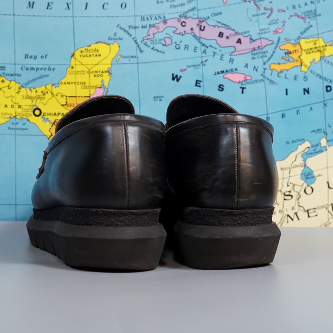 사카이 레더 더블 페니로퍼 상품이미지7