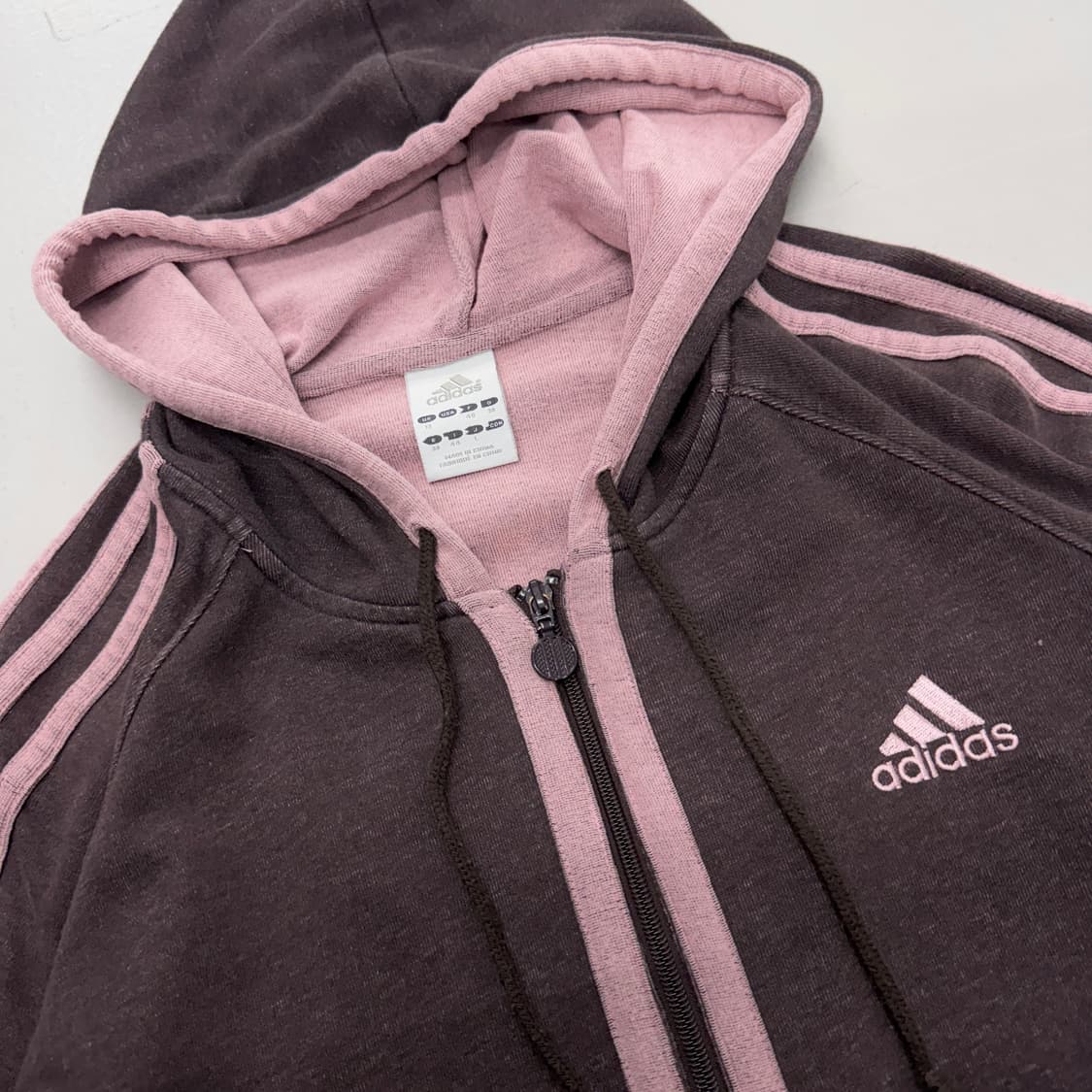 아디다스 00s 제팬 딸기 초코 후드집업 상품이미지3