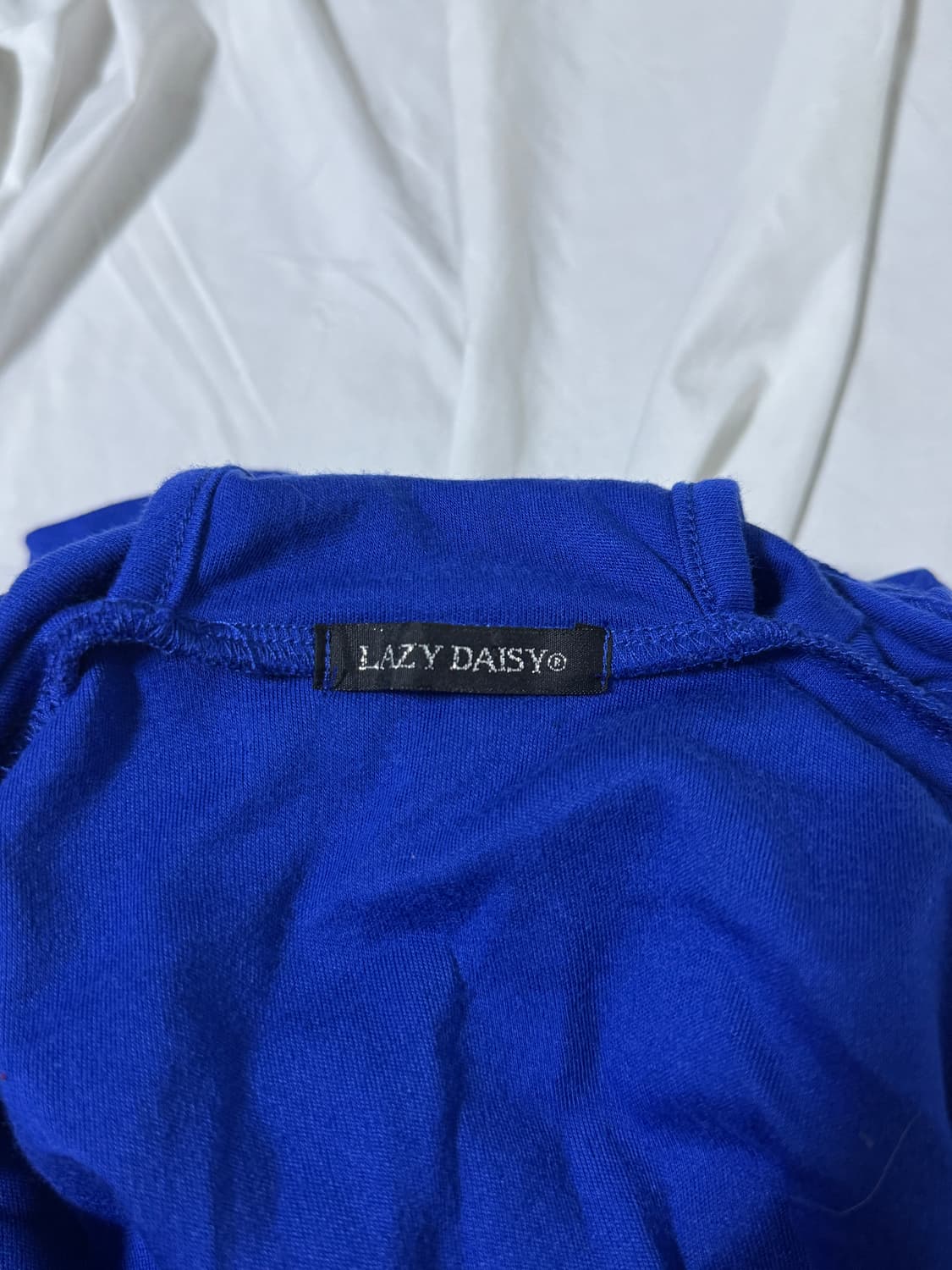 Lazy Daisy 레터링 크로스 후드 원피스 펑크 y2k 상품이미지8