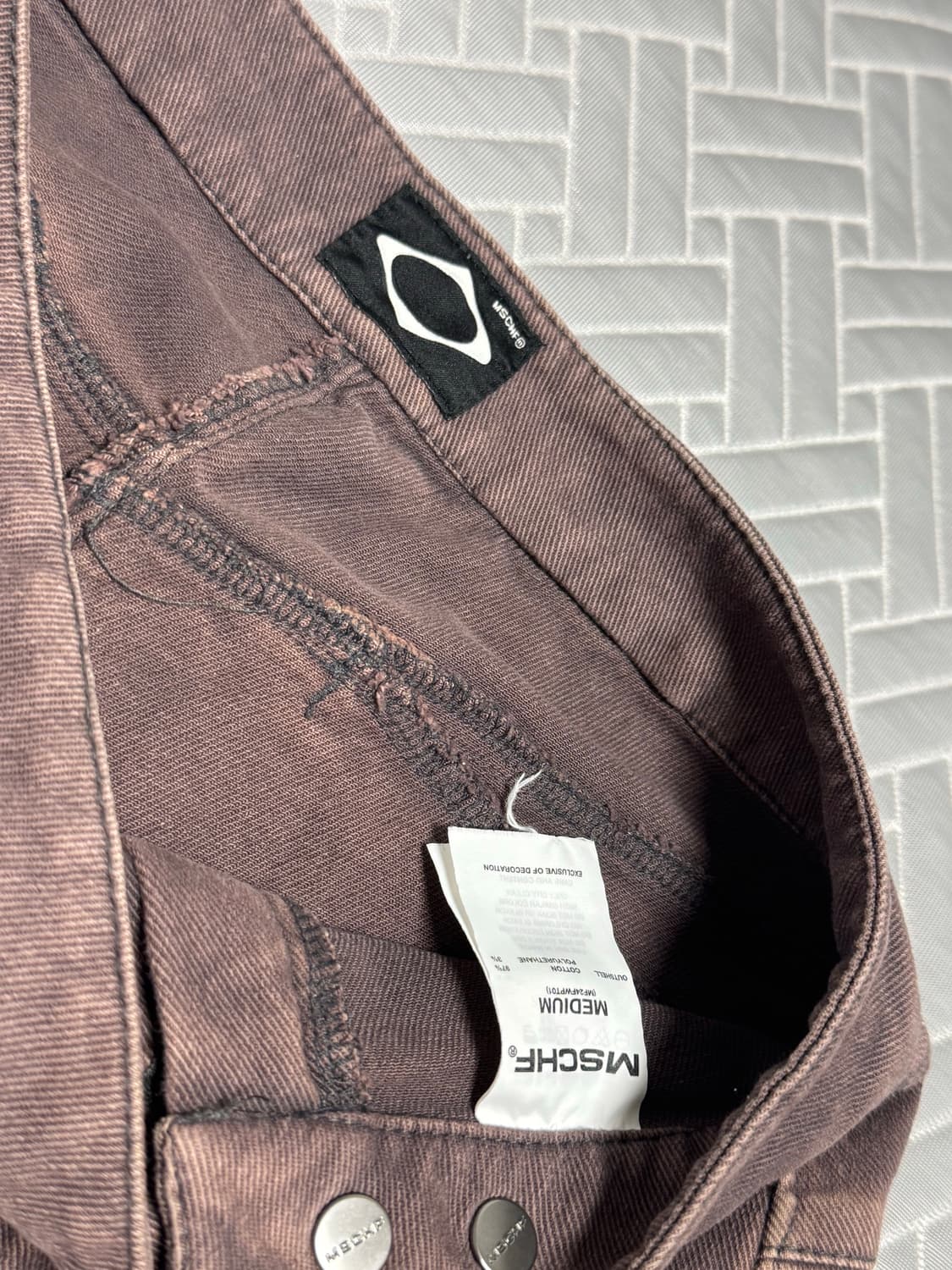 미스치프 부츠컷 브라운팬츠 상품이미지7